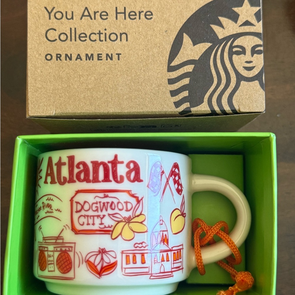 Starbucks, Atlanta “you are here” collection Espresso cup Ornament